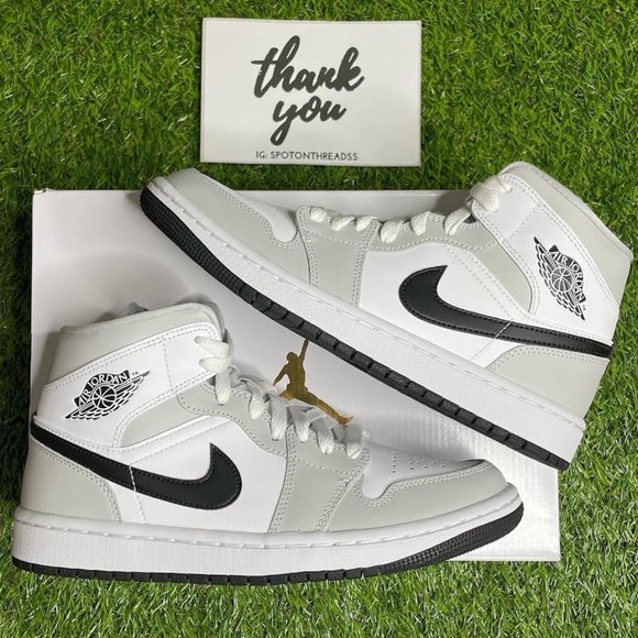 Air Jordan 1 Mid ‘Grey Fog ’ - Picture 4 of 6